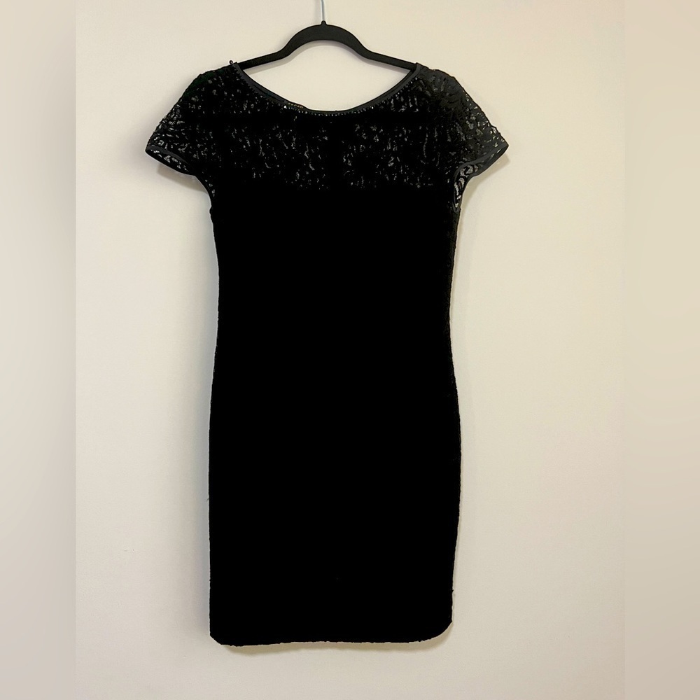 Escada Black Cocktail Dress. Pristine Condition. Size 8
